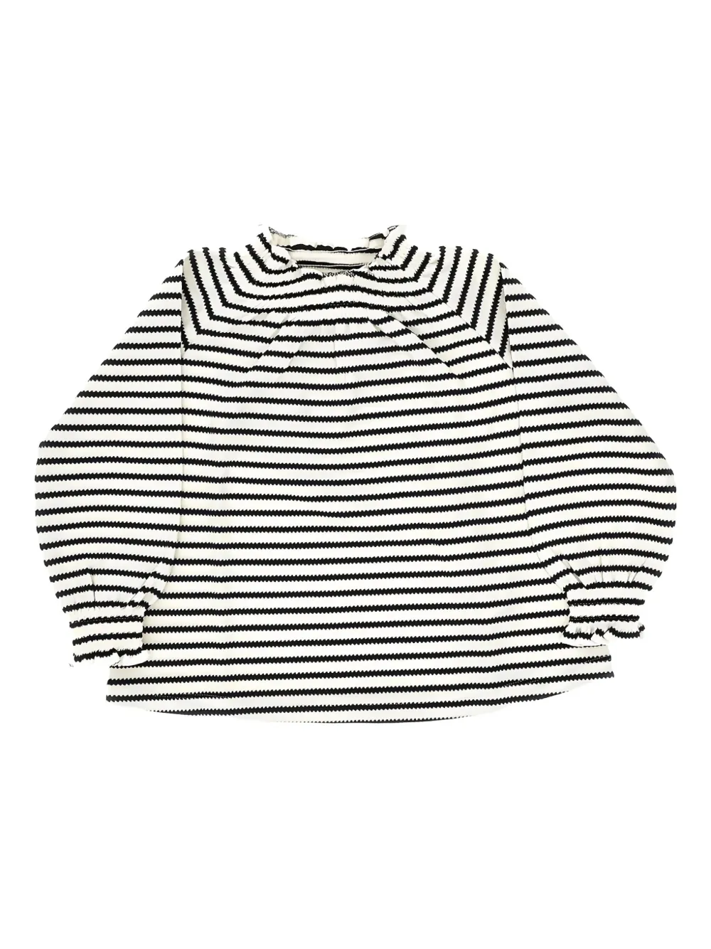 Doudou et Compagnie zigzag-print blouse | White | Image 1