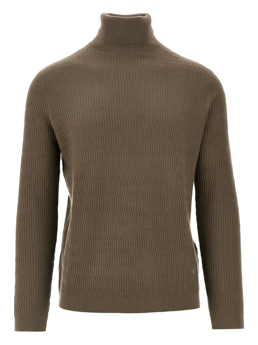 Emporio Armani roll-neck sweater - Verde