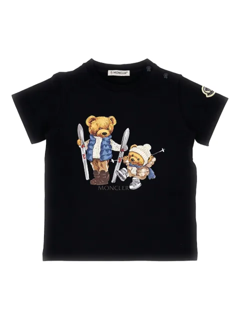 Moncler bears-motif cotton T-shirt