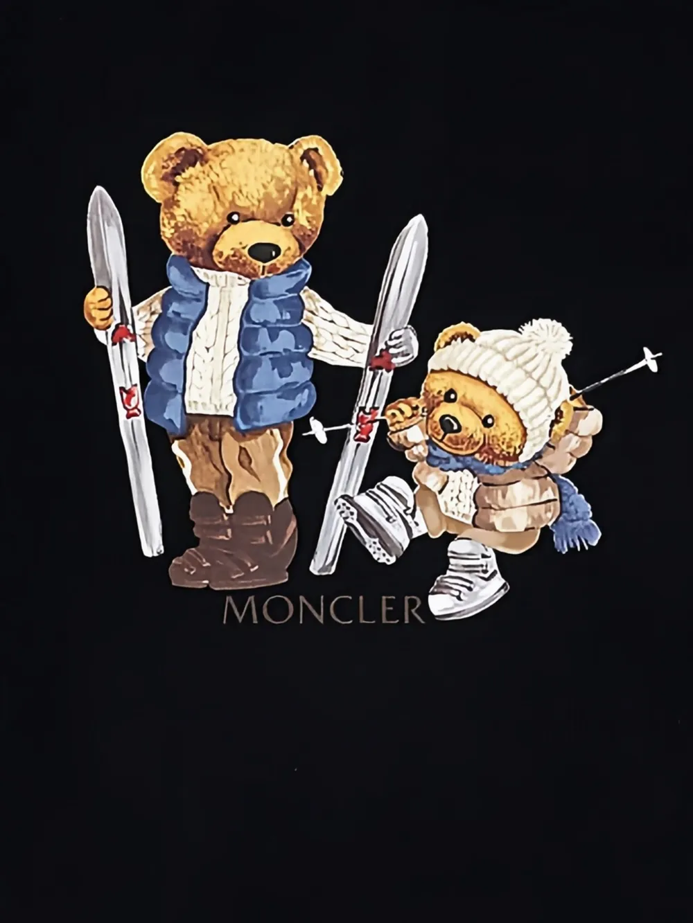 Moncler t-shirt en coton à motif ours | T-shirts | Image 2