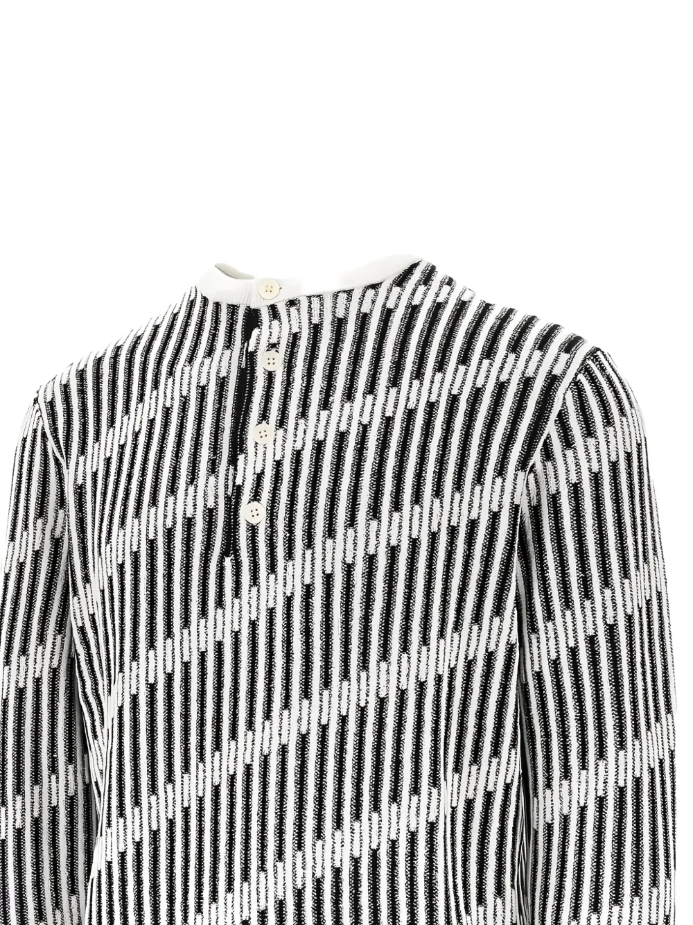 Emporio Armani Gestreepte trui - Zwart