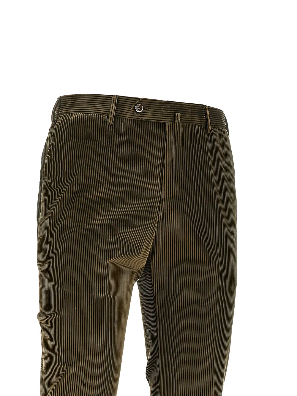 PT Torino Ribfluwelen broek - Groen