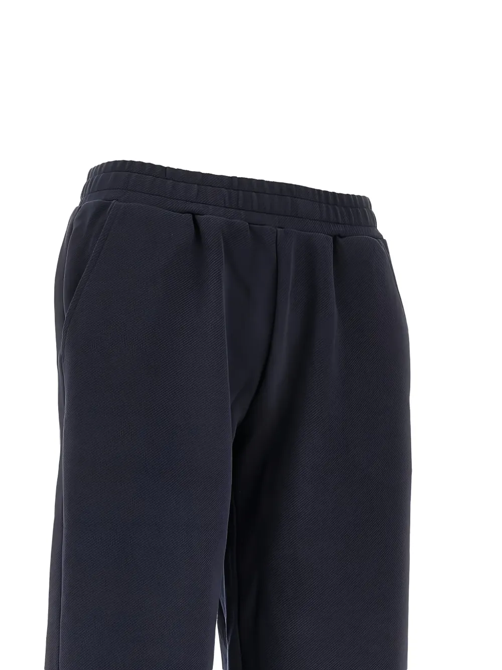 Emporio Armani Broek met elastische tailleband - Blauw