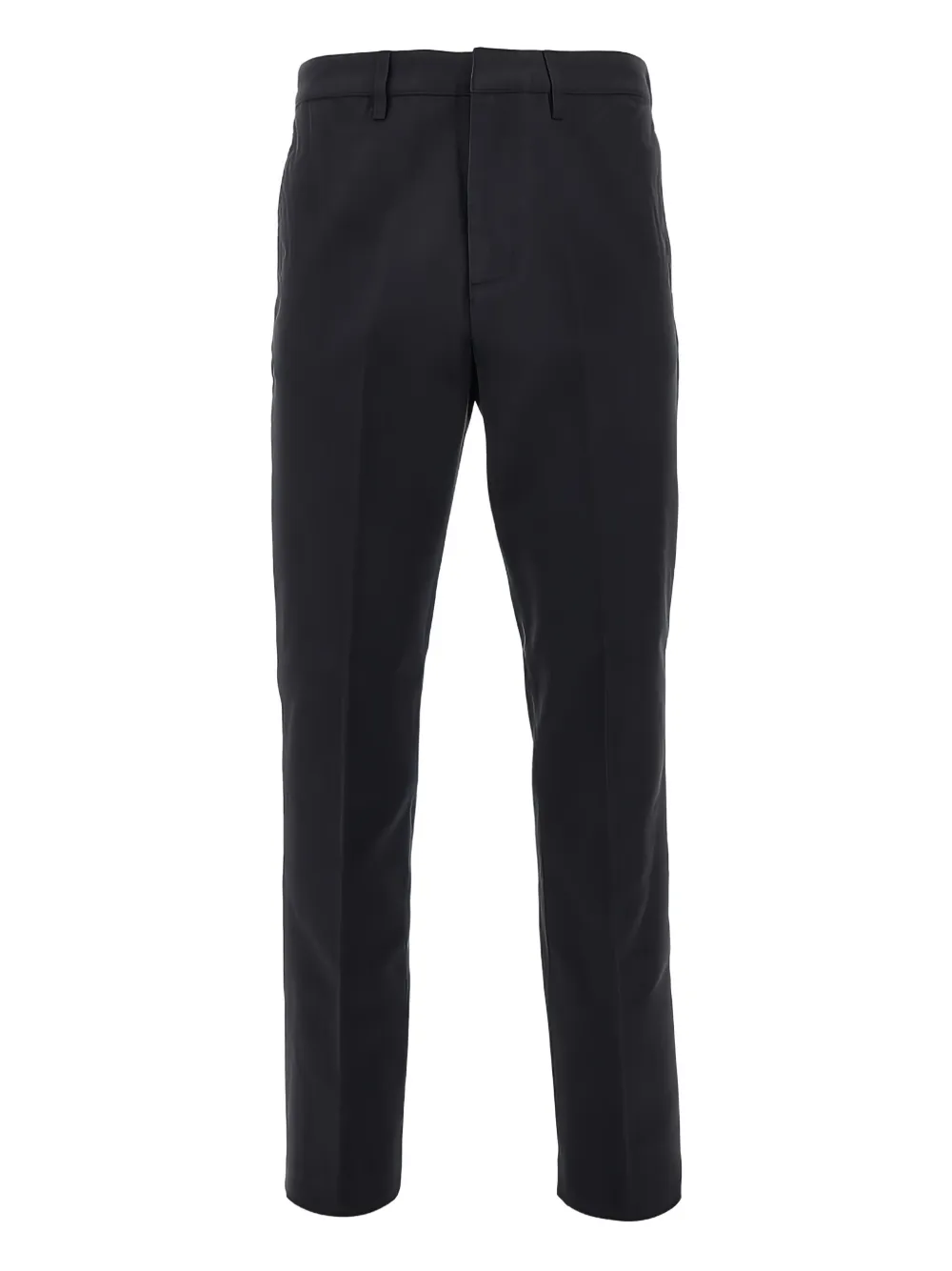 Emporio Armani straight-leg cotton trousers - Blu