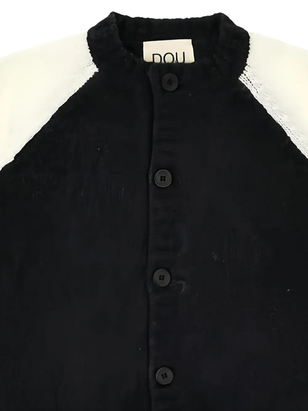 Doudou et Compagnie two-tone buttoned cardigan | Boys Cardigans | Image 2