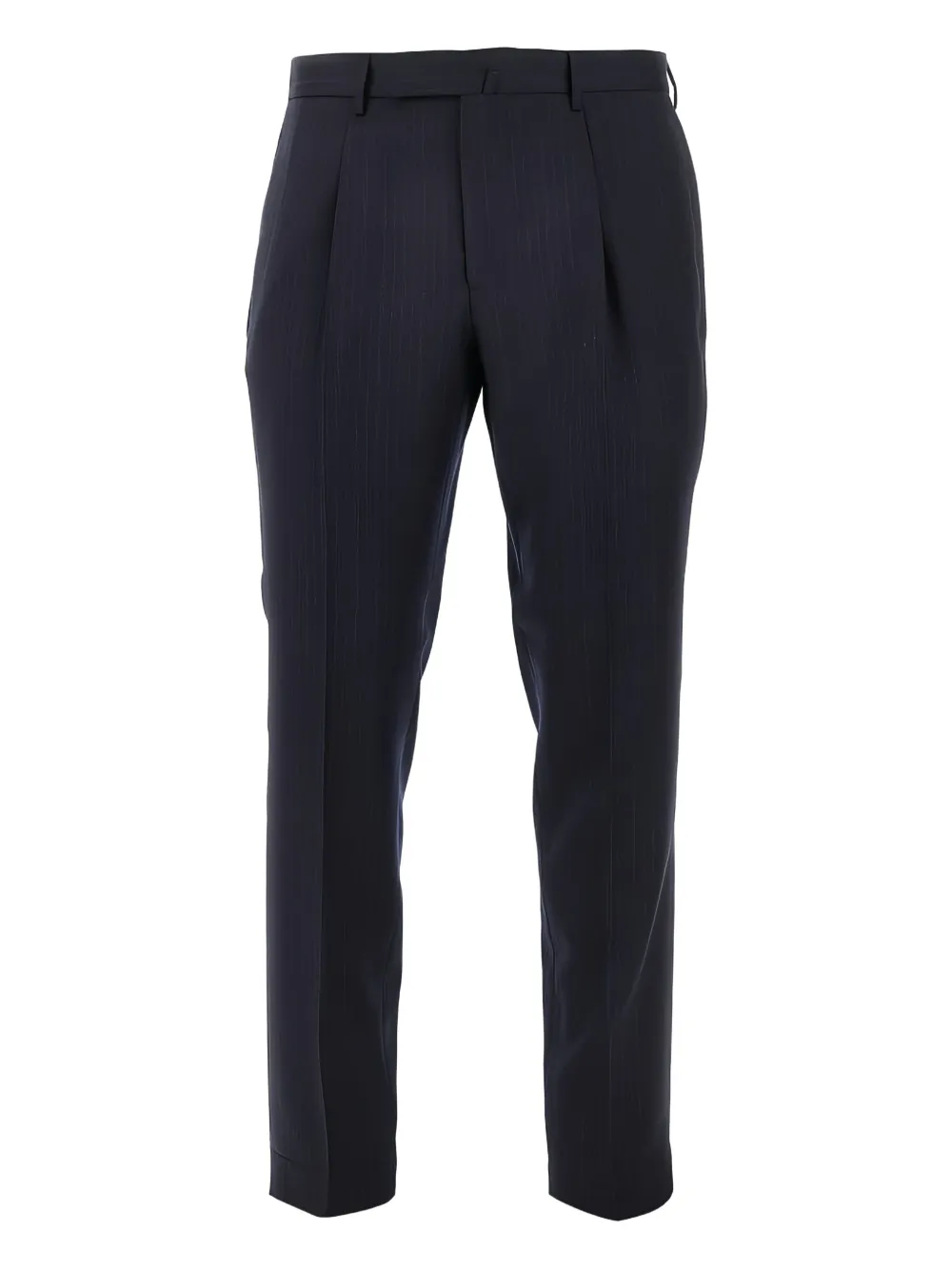 Santaniello pinstripe pleated-front trousers | Blue | Image 1