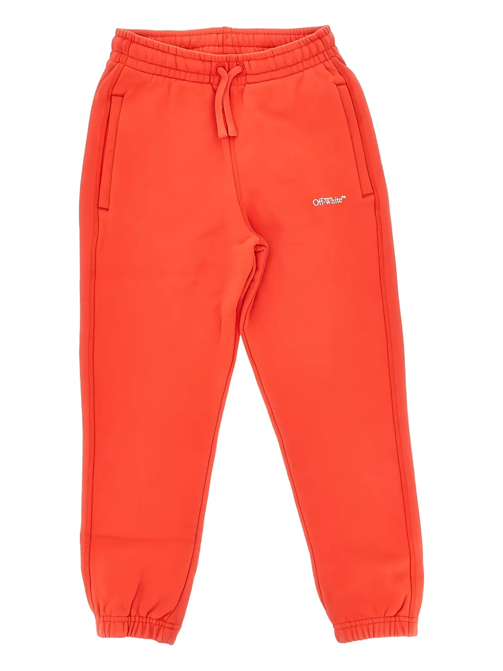 Off-White Kids Joggers con coulisse - Arancione