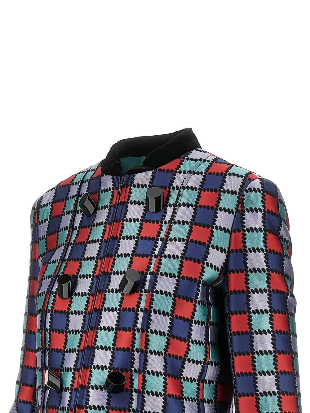 Emporio Armani checked button jacket | Fitted Jackets | Image 2