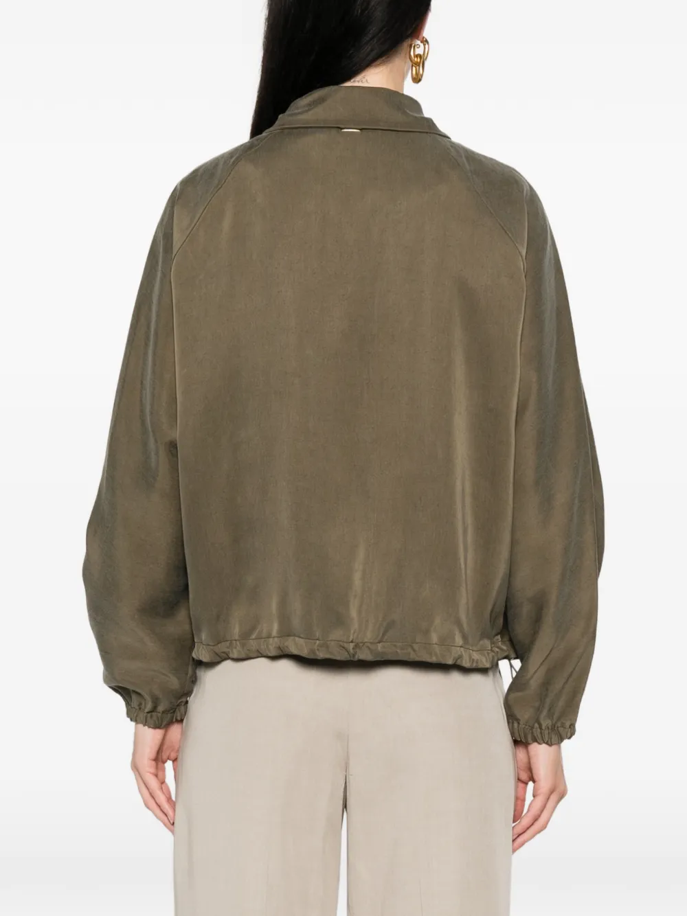 Herno Jack met rits Groen