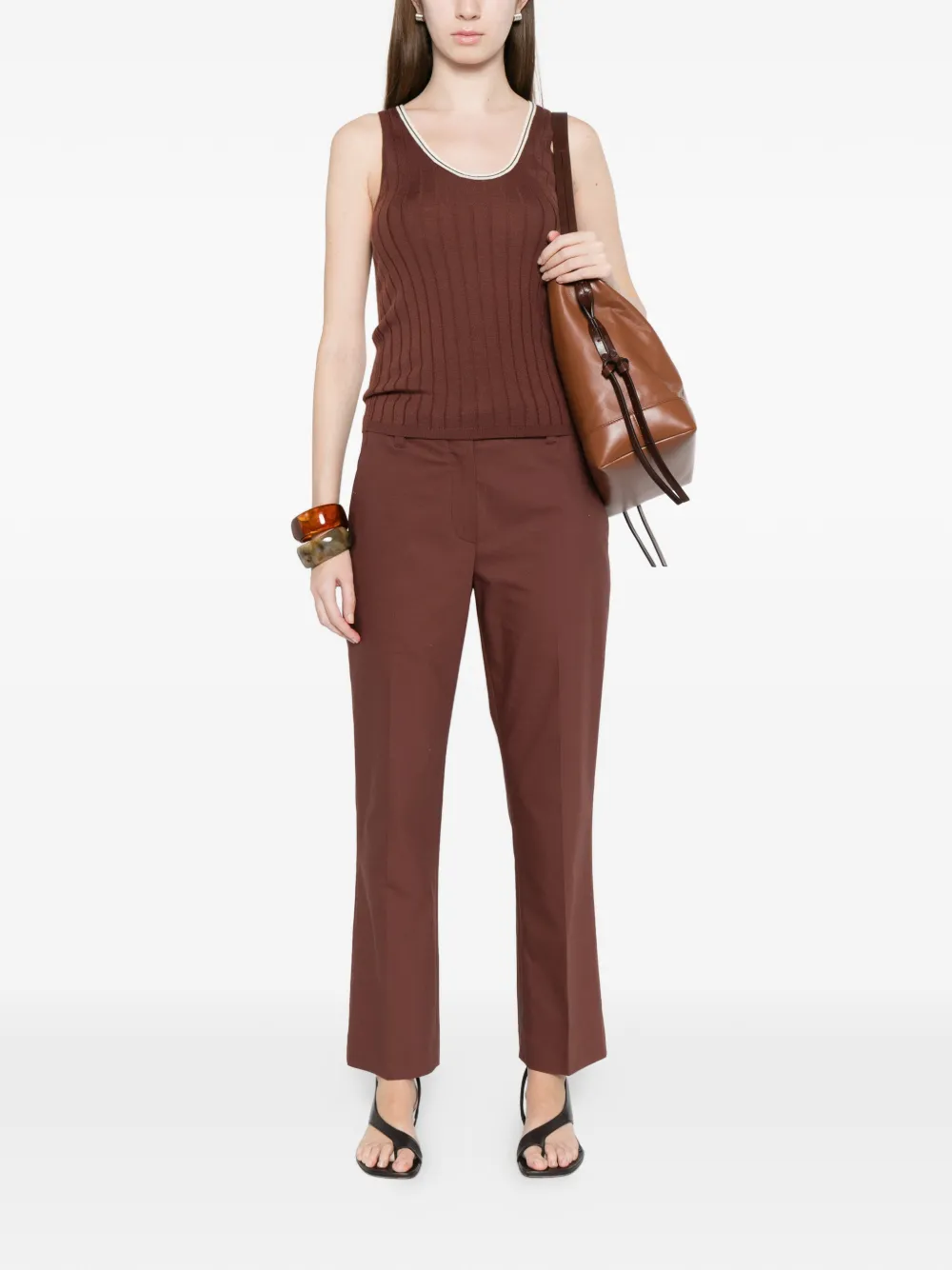  Brunello Cucinelli Pocket Trousers - Brown 