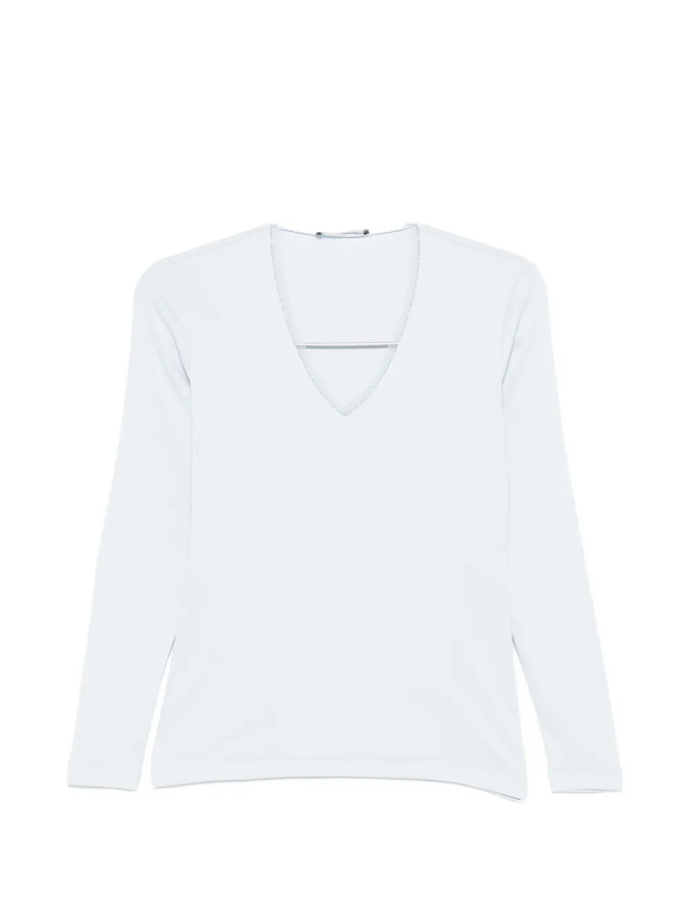 Fabiana Filippi V-neck long-sleeved sweater - Blu