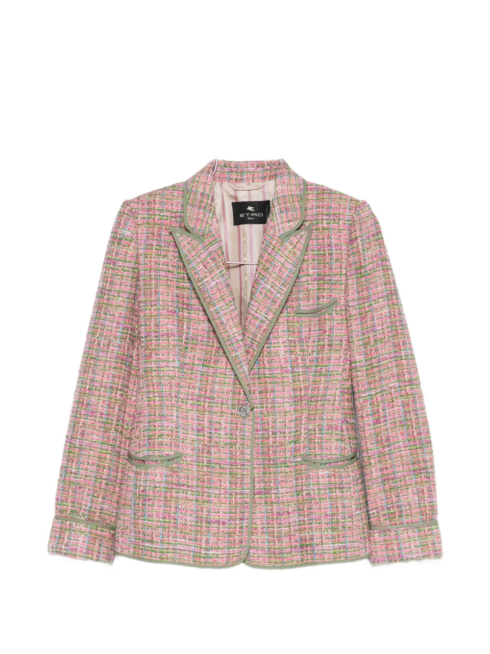 ETRO tweed blazer - Rosa