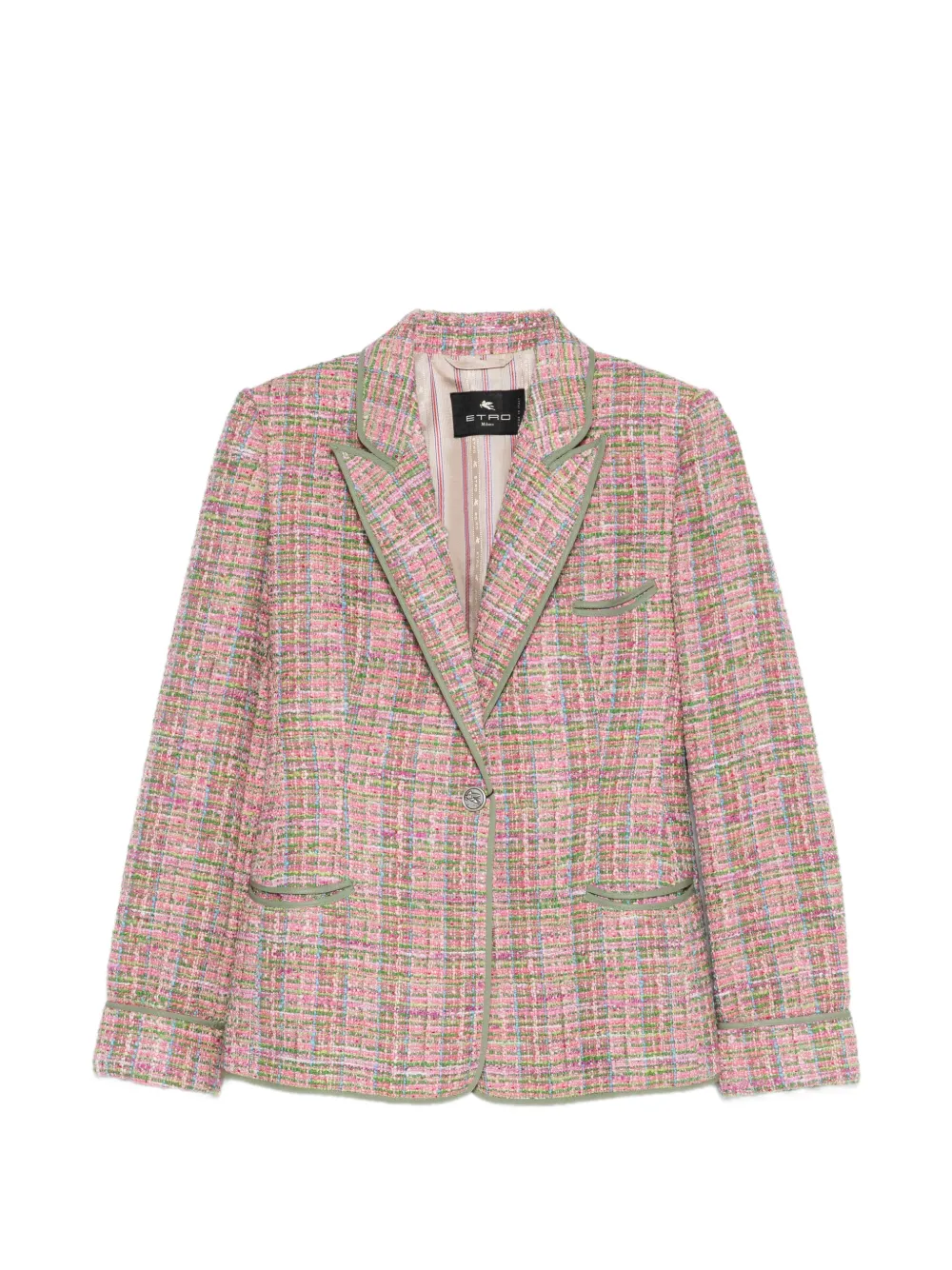 ETRO tweed blazer - Rosa