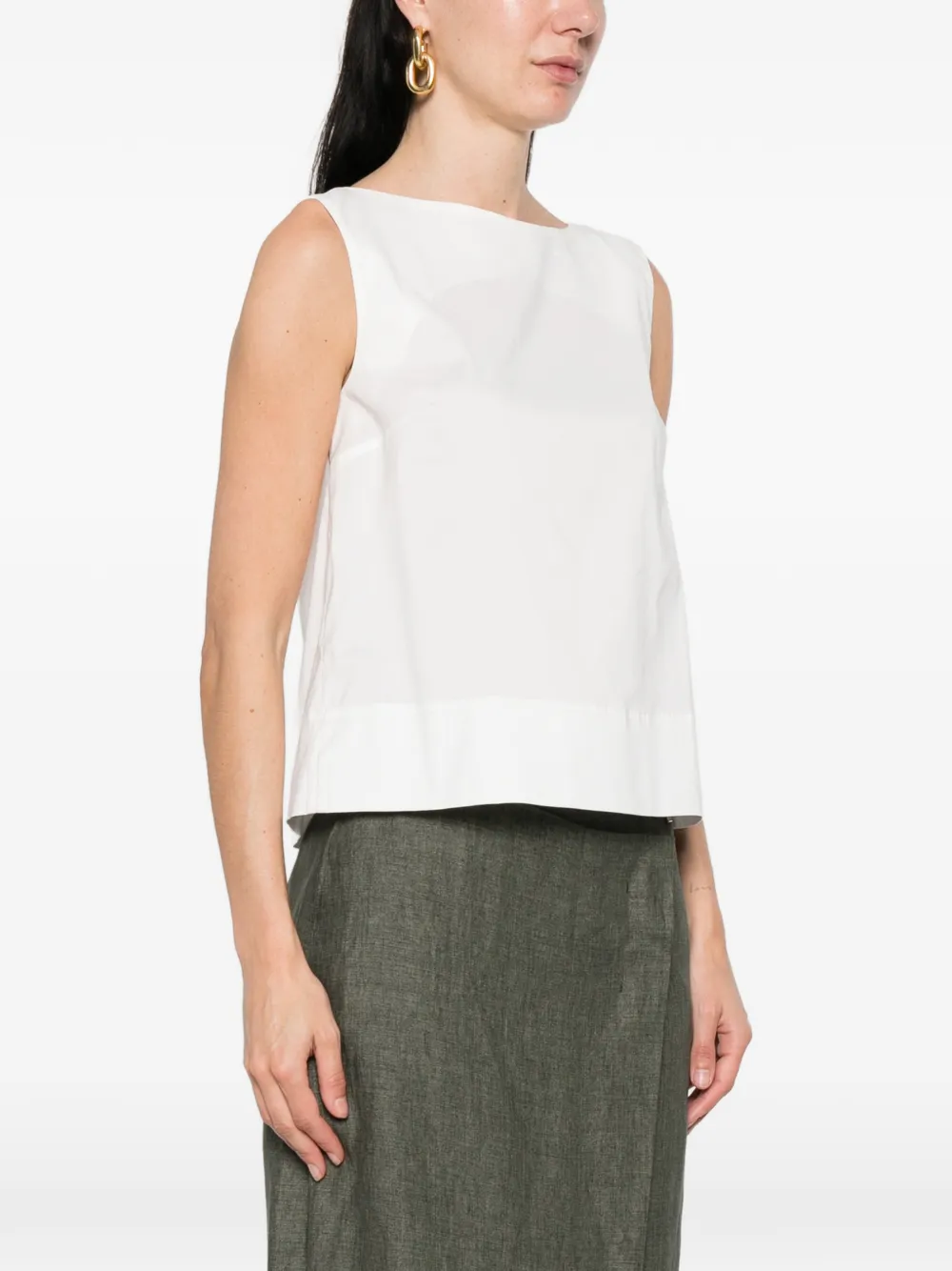 Herno Blouse met ronde hals Beige