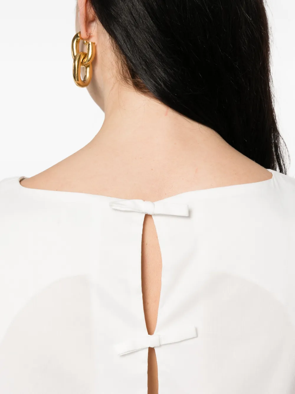 Herno Blouse met ronde hals Beige