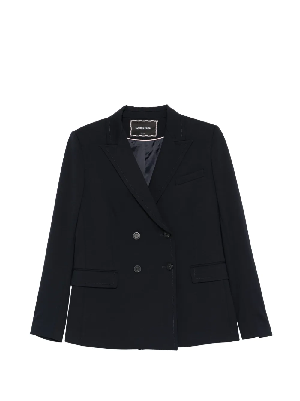 Fabiana Filippi double-breasted jacket - Blu