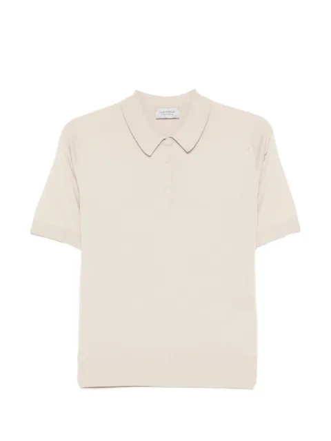 John Smedley Jill short-sleeve polo top