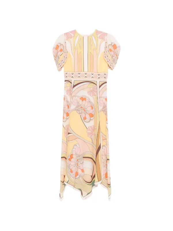 La DoubleJ Cherie Scarf Dress in Yellow