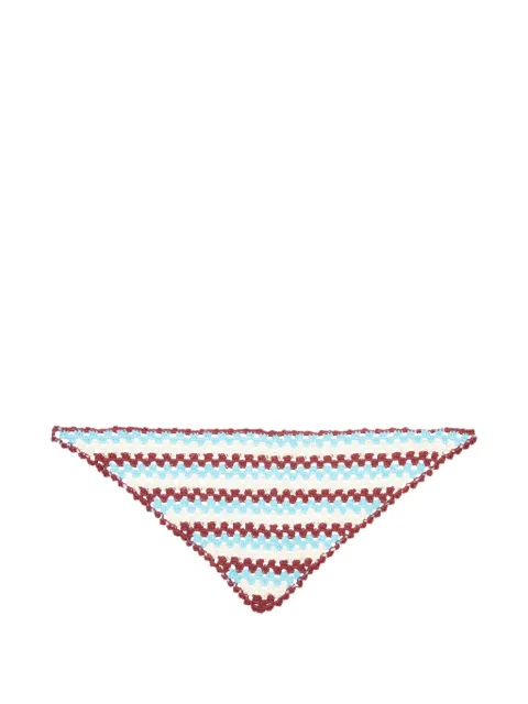 Isolda Graviola striped crochet hair accessory