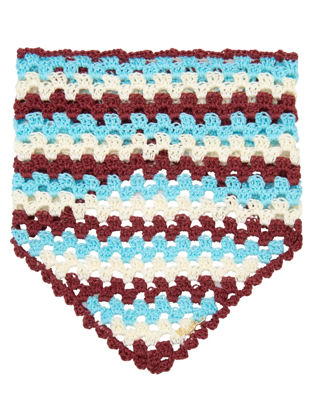 Isolda Graviola Striped Crochet Hair Accessory In Multi