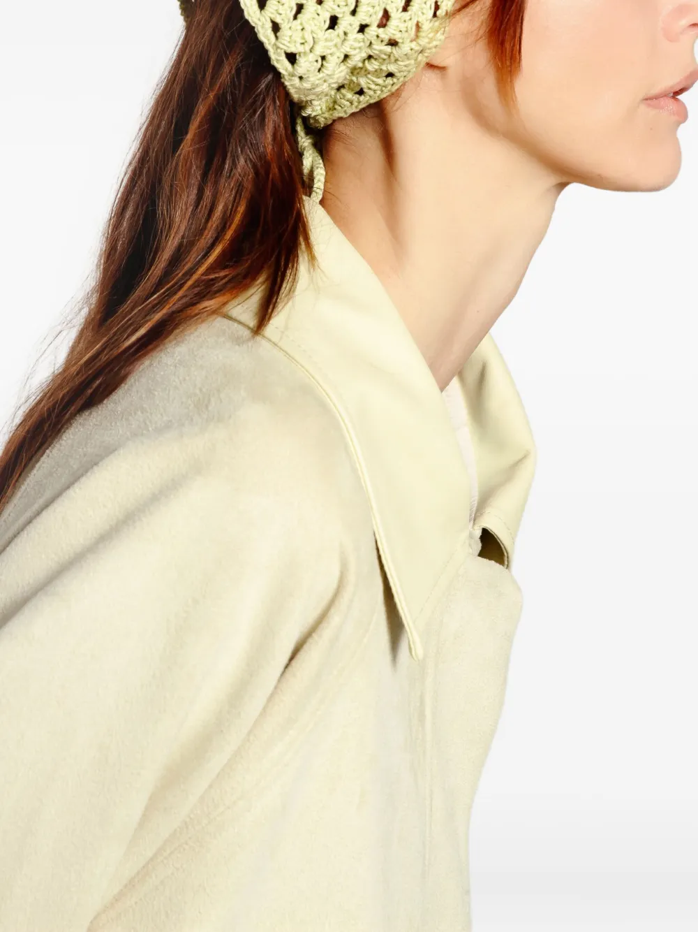 Isolda Graviola Crochet Hair Accessory In Yellow