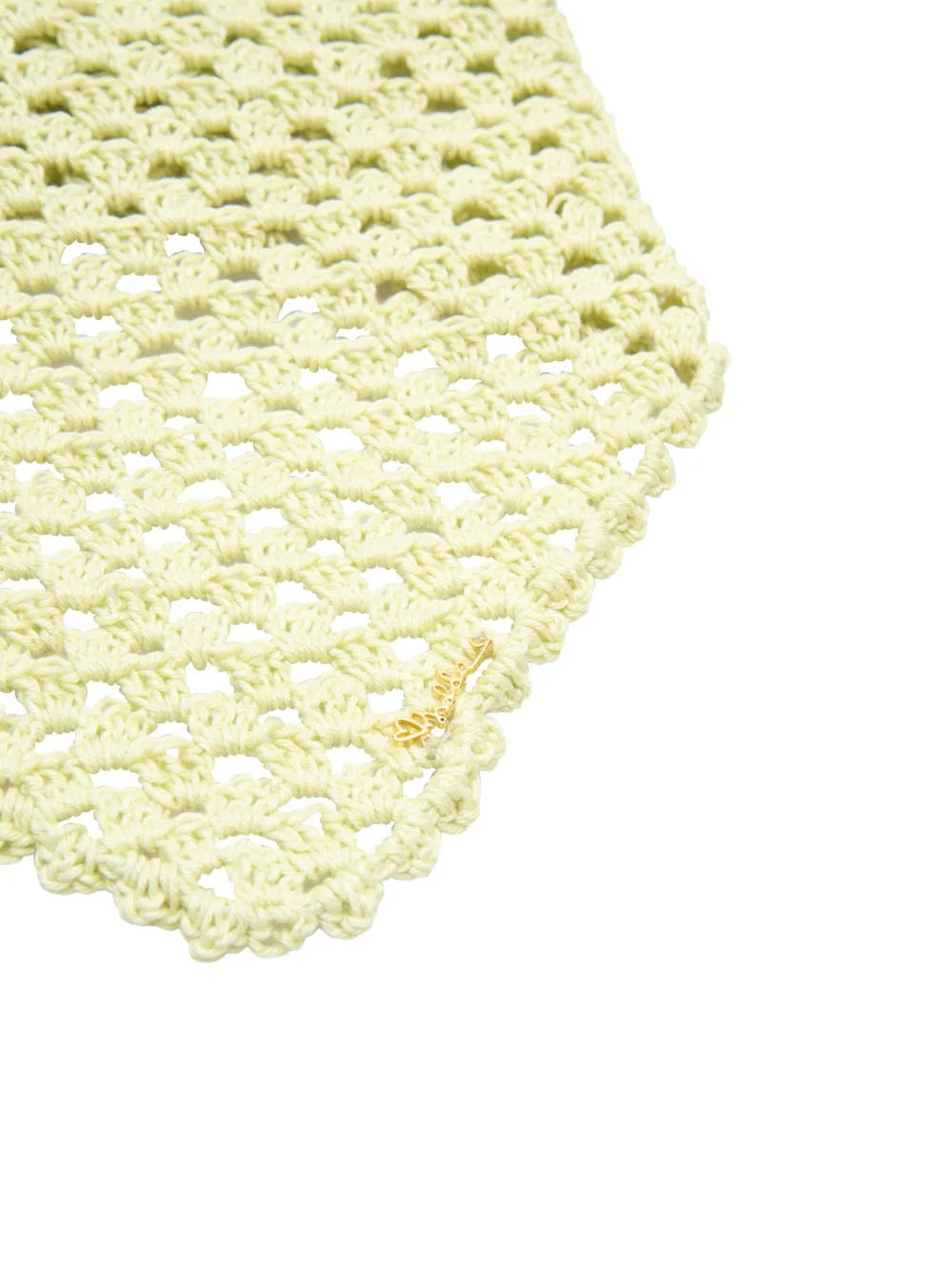 Isolda Graviola Crochet Hair Accessory In Yellow