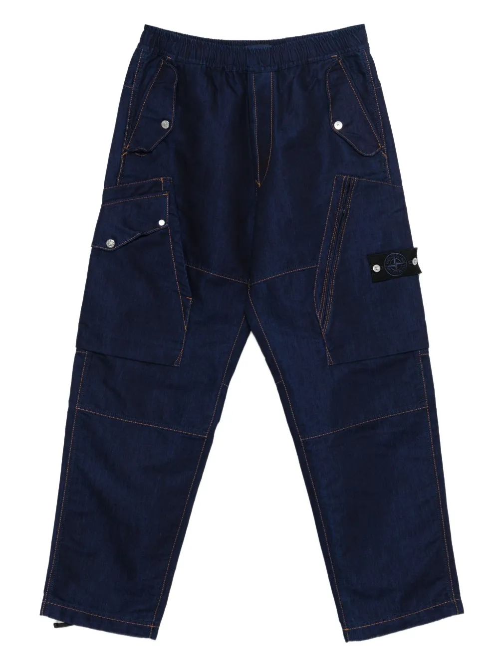 Stone Island flap-pockets trousers | Blue | Image 1