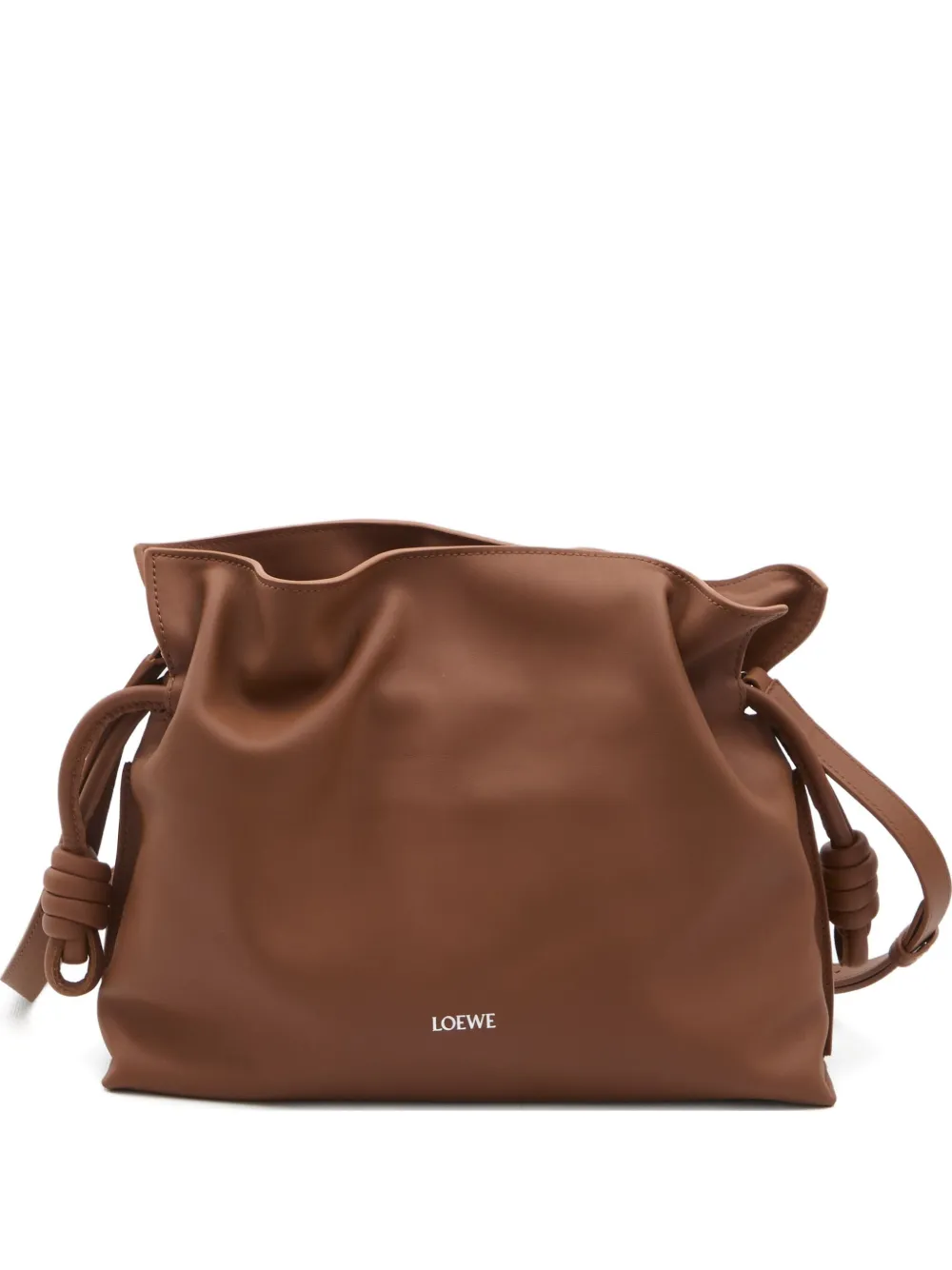 LOEWE medium Flamenco clutch bag | Brown | Image 1