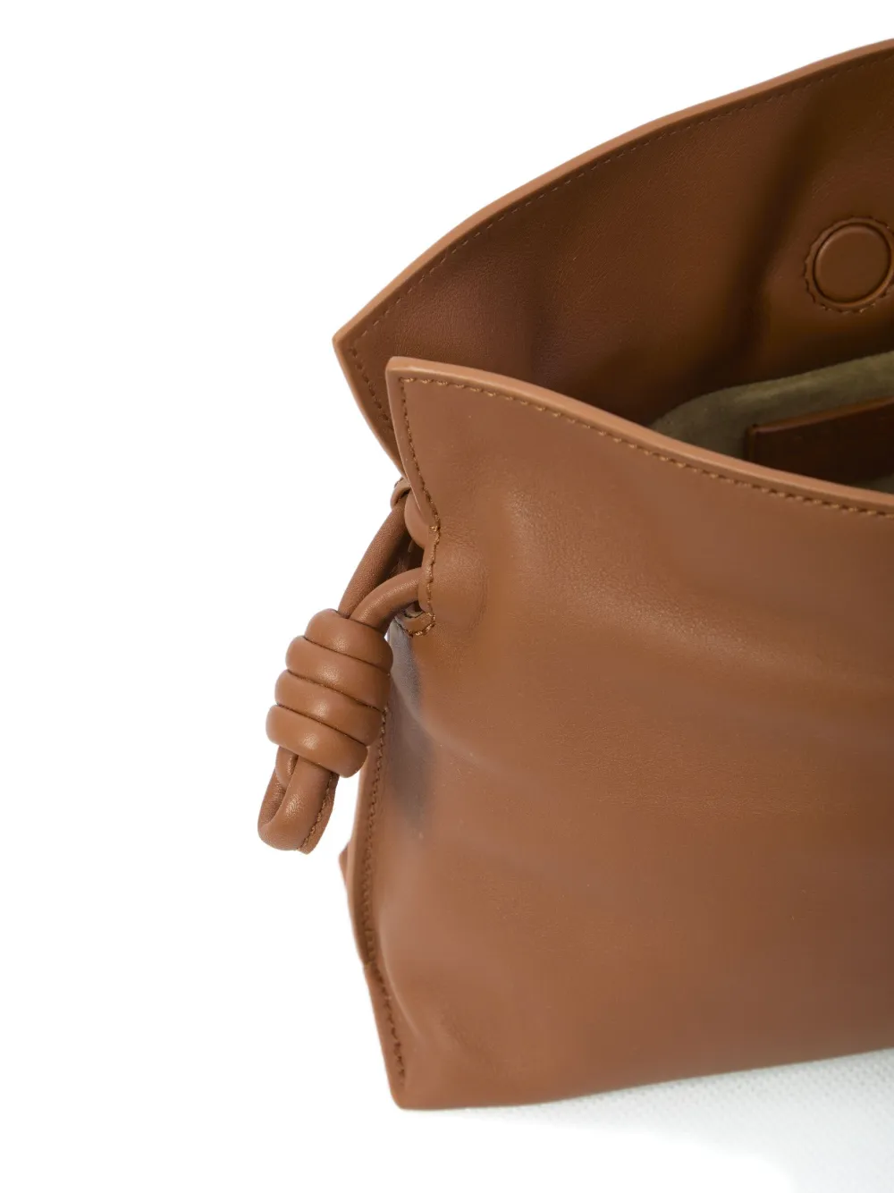 Loewe Mini Crossbody Bag Featuring Knotted Design In Brown