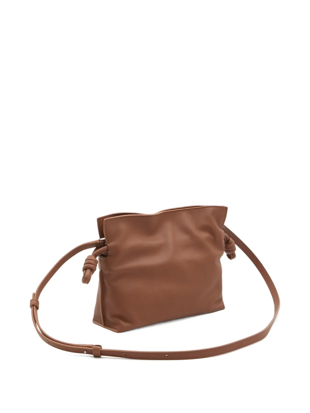 Loewe Mini Crossbody Bag Featuring Knotted Design In Brown