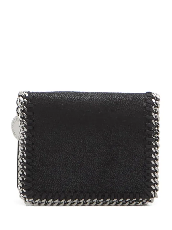 STELLA McCARTNEY 二つ折り財布 ファラベラ ブラック Stella McCartney ファラベラ 二つ折り財布 | ブラック | FARFETCH JP