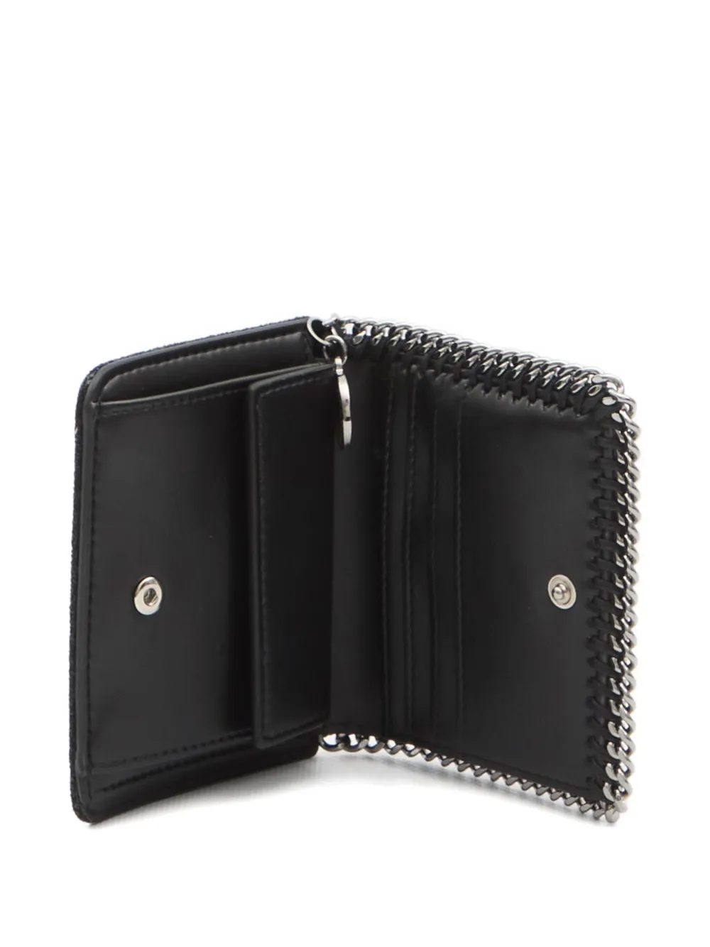 Stella Mccartney Falabella Bi-fold Wallet In Black