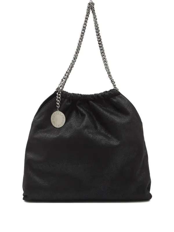 Stella McCartney Falabella Medium Drawstring Bag in Black