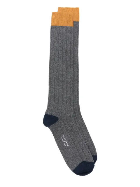 In The Box ribbed colour-block socks