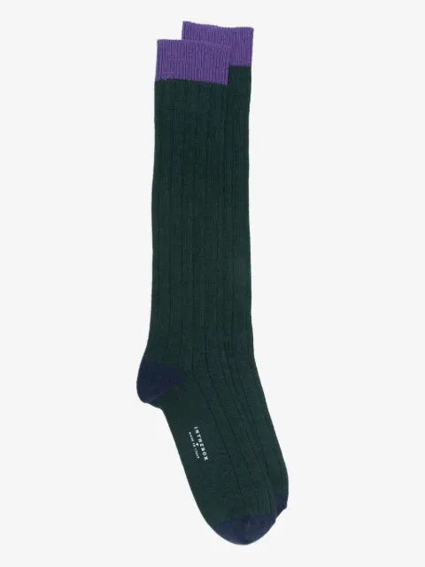 In The Box ribbed colour-block socks