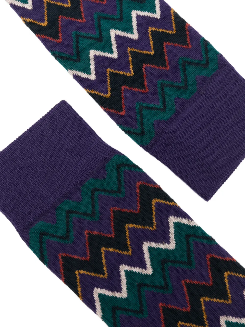  In The Box Zigzag Socks - Purple 