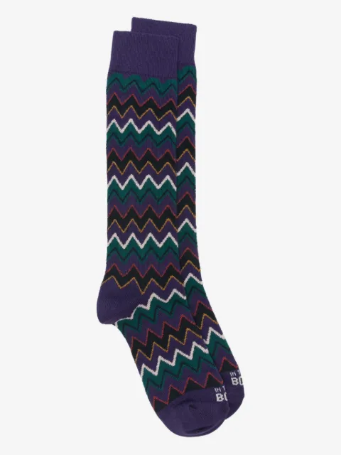 In The Box zigzag socks