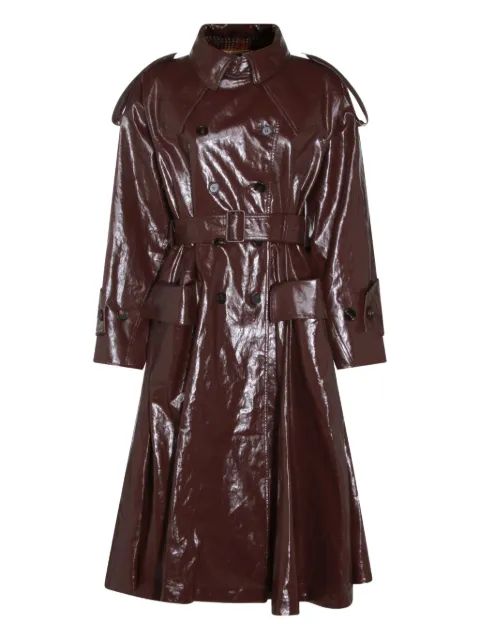 Chloé abrigo con cinturón y botones