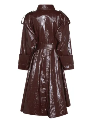 ◎クロエ　ロングコート　ローブ　ベルト　ウール　アンゴラ　ブラウン　茶色 vectorpremium_171-902401260444