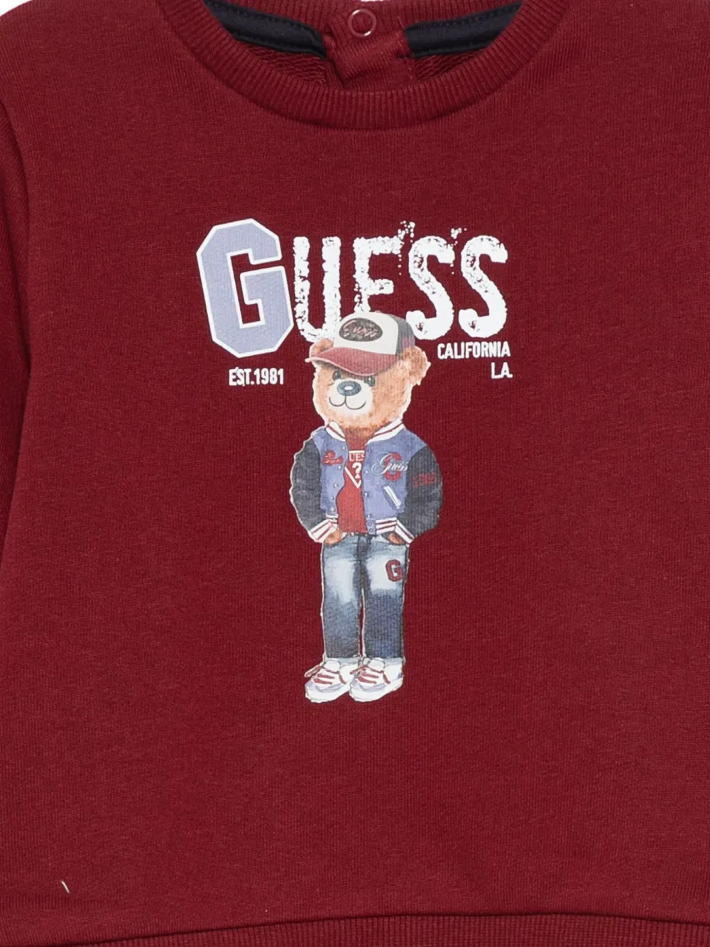 guess kids Sweater met logoprint Paars