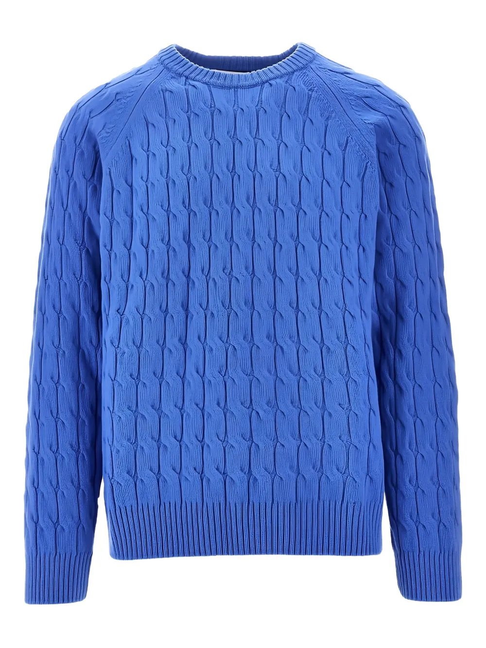 AMARÁNTO cable-knit sweater | Blue | Image 1