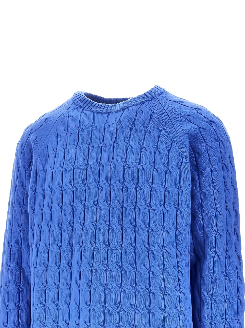 AMARÁNTO cable-knit sweater - Blauw