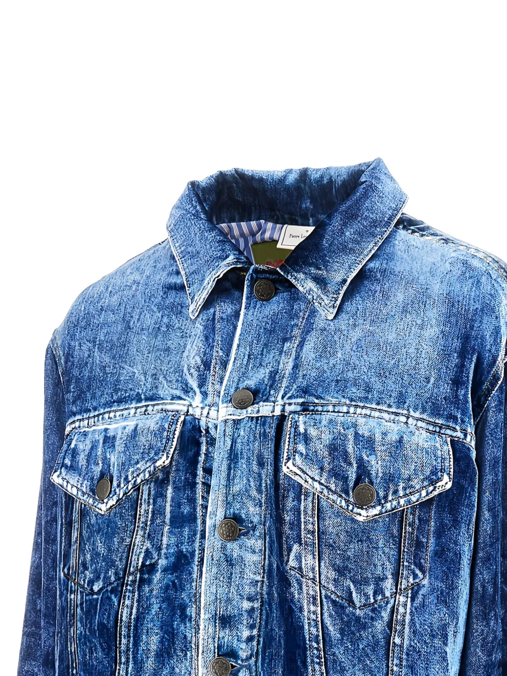 Pierre-louis Mascia Kankam Buttoned Jacket In Blue