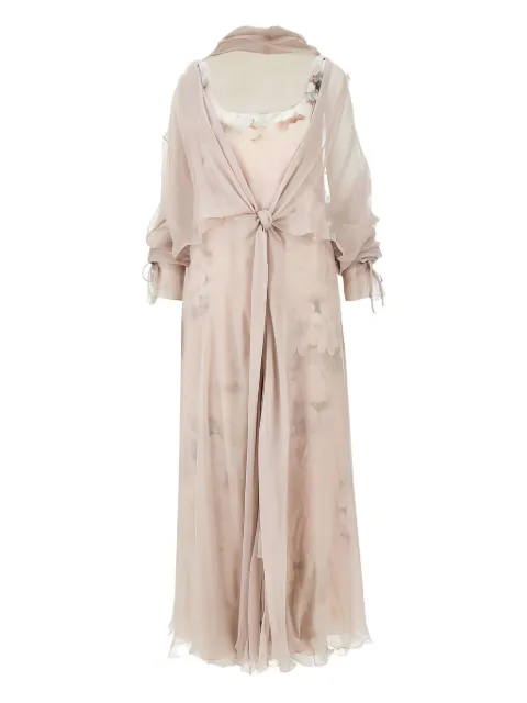 Alberta Ferretti floral-print midi dress