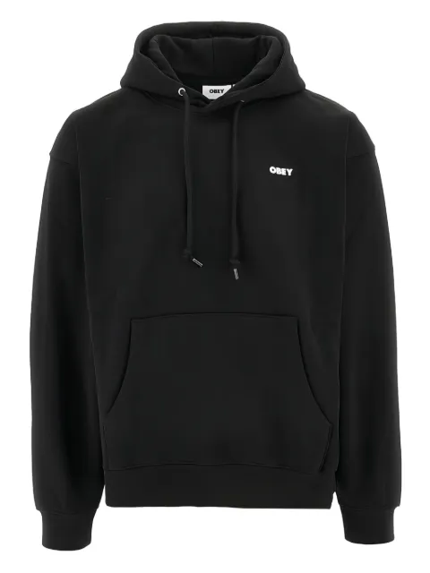 Obey logo-detail hoodie