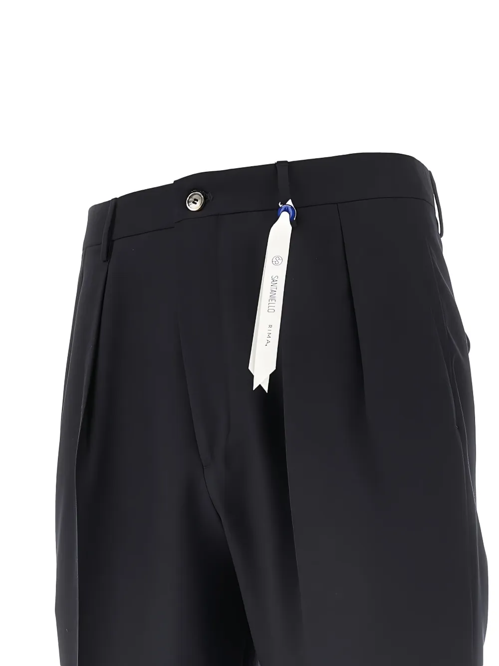 Santaniello Mirò Rima pleated trousers - Blauw