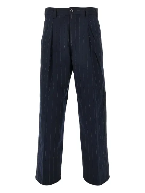 Obey pinstripe pleated trousers
