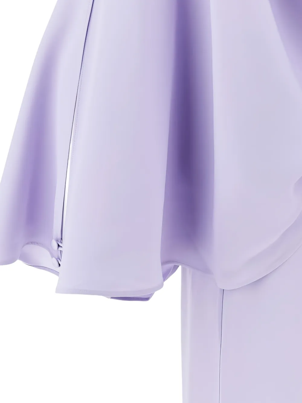 Taller Marmo Gedrapeerde maxi-jurk - Paars