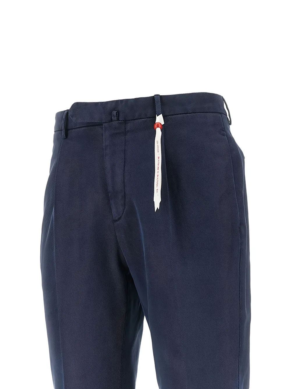 Santaniello Arechi gabardine trousers - Blauw