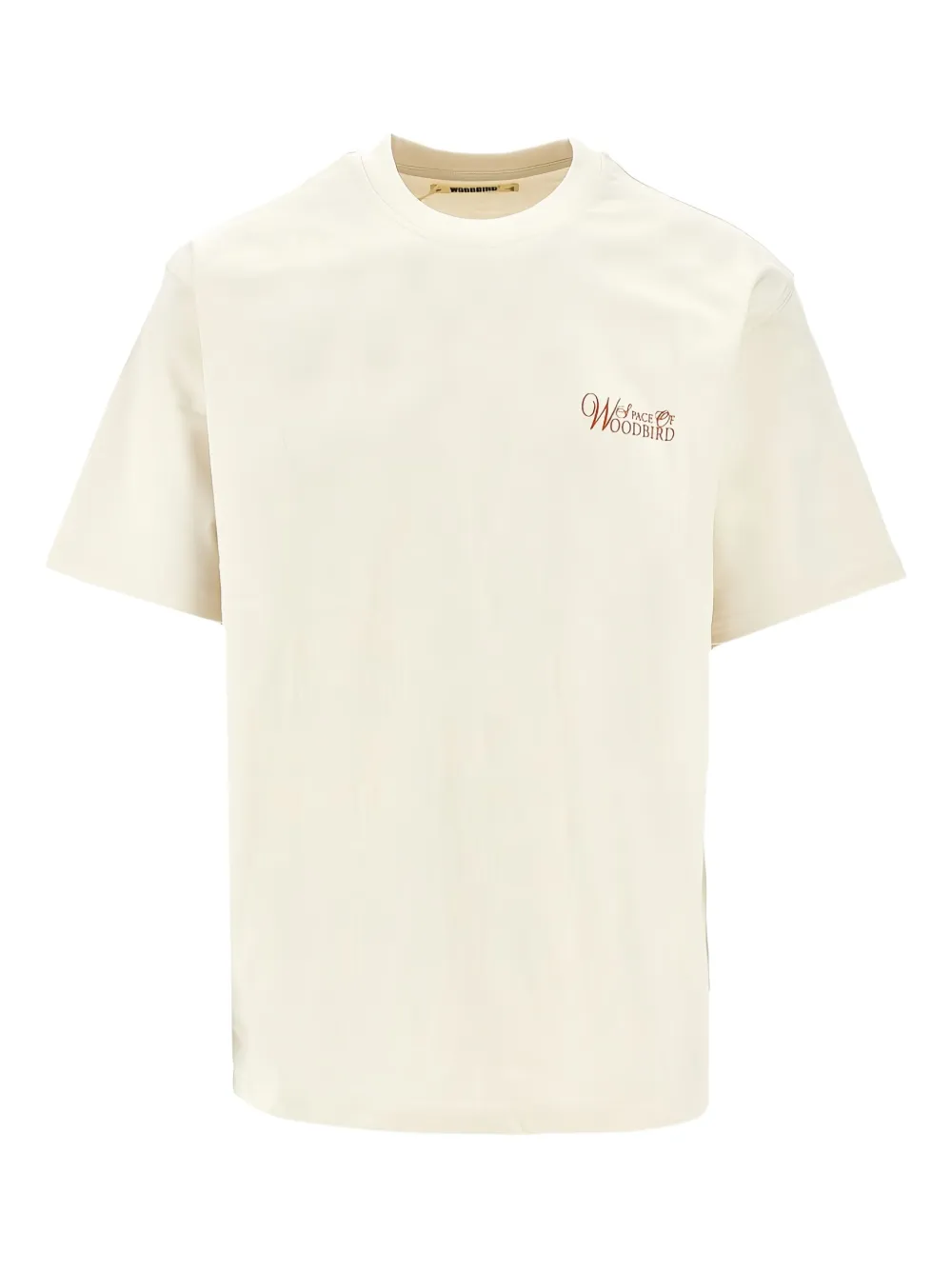 Woodbird cotton T-shirt | Neutrals | Image 1
